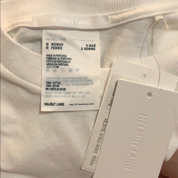 NWT RARE EXCLUSIVE Helmut Lang Logo Tee Sold Out - Picture 8 of 8